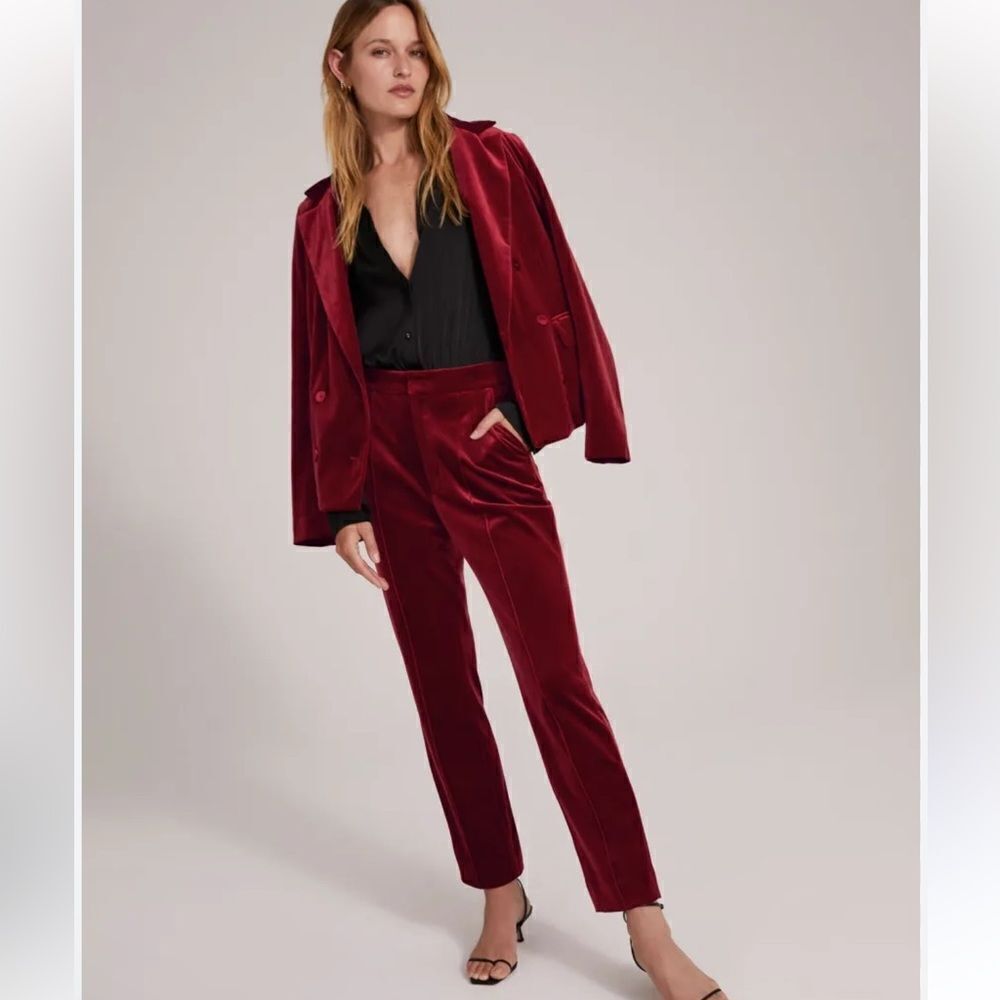Favorite Daughter THE AMORE Velvet PANT NWOT Size 16